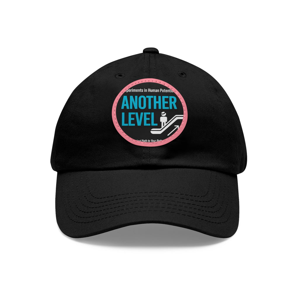 Dad Hat with Leather Patch - 'Another Level' Motivational Cap