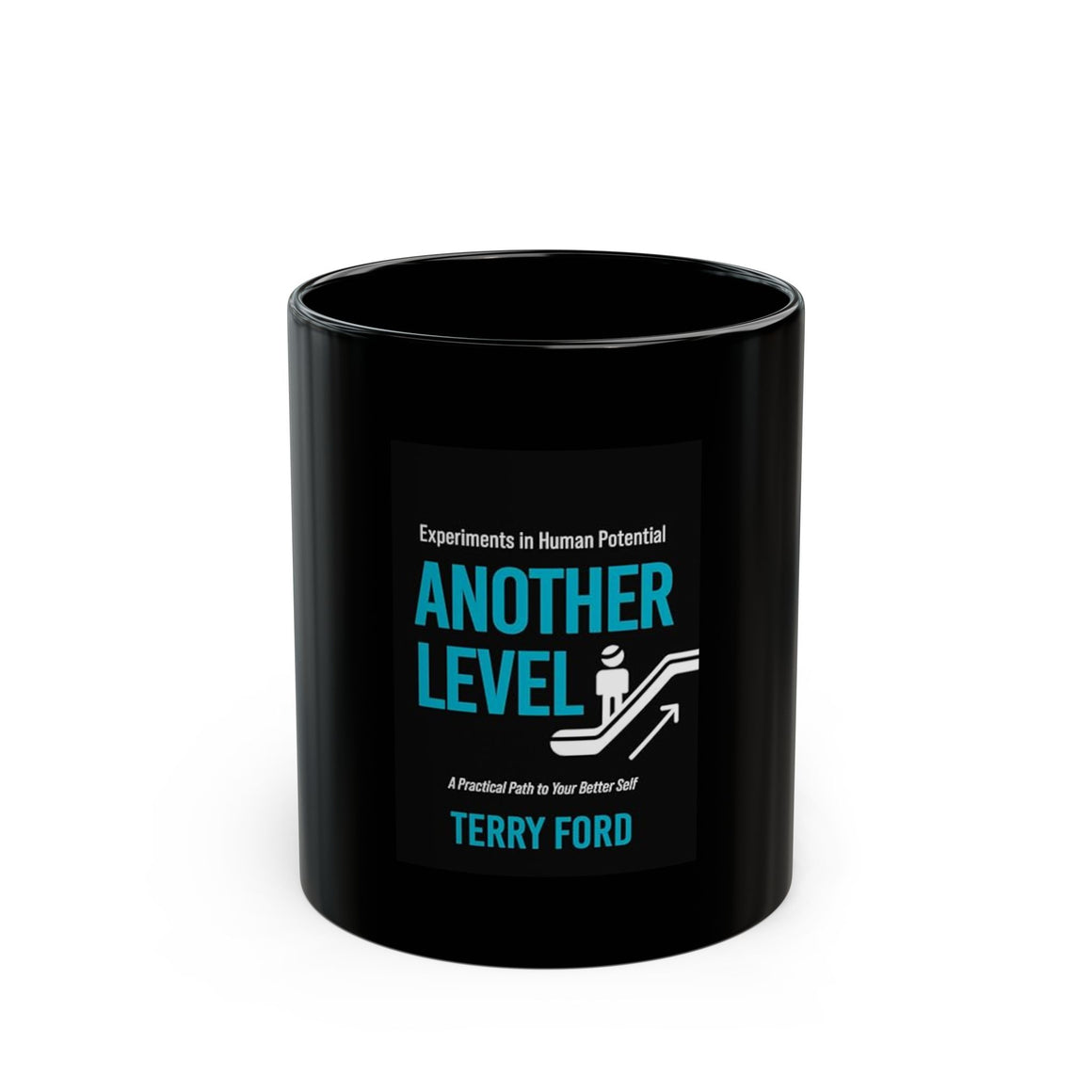 Motivational Black Mug - 'Another Level' Theme - Perfect for Personal Growth & Inspiration