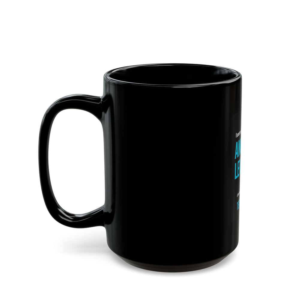 Motivational Black Mug - 'Another Level' Theme - Perfect for Personal Growth & Inspiration